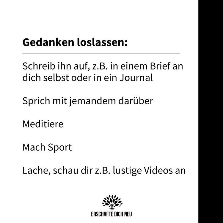 grafik loslassen erfüllung erschaffe dich neu